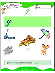 G Sesi Çalışma Sayfaları